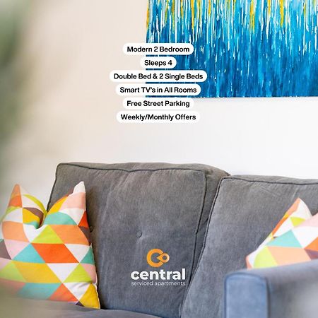 Central Serviced Apartments - 2 Bedroom - Free Street Parking - Fast Wifi - Smart Tvs In All Rooms - Ground Level - Family Neighbourhood - 3 X Double Beds - Heating 24-7 - Trade Stays - Weekly & Monthly Offers Dundee Dış mekan fotoğraf