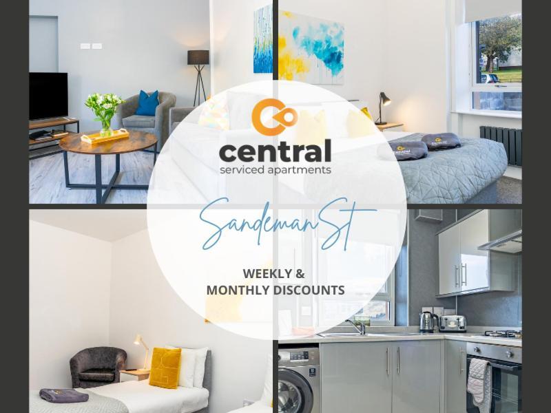 Central Serviced Apartments - 2 Bedroom - Free Street Parking - Fast Wifi - Smart Tvs In All Rooms - Ground Level - Family Neighbourhood - 3 X Double Beds - Heating 24-7 - Trade Stays - Weekly & Monthly Offers Dundee Dış mekan fotoğraf